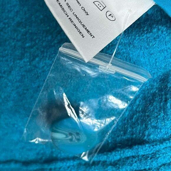 WoolOvers Boiled Wool Button Down Coat Medium - Picture 10 of 10